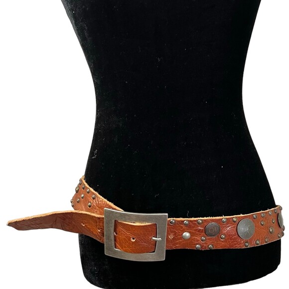 Boss Orange Hugo Boss Limited Edition Belt World Coins Embellished Leather